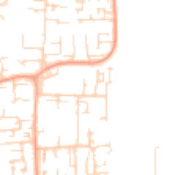 Daytime road noise heatmap for SS13 2BN