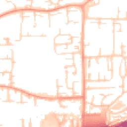 Daytime road noise heatmap for SS13 3RB
