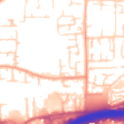 Daytime road noise heatmap for SS13 3RL