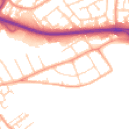 Daytime road noise heatmap for SS17 0AD