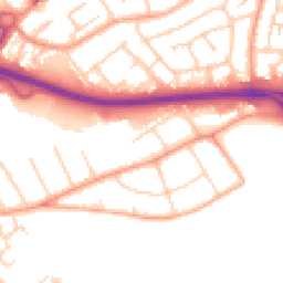 Daytime road noise heatmap for SS17 0BD