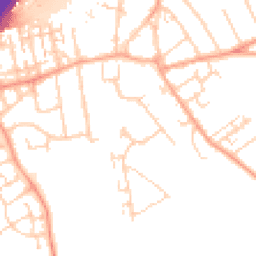 Daytime road noise heatmap for SS17 0DR