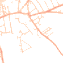 Daytime road noise heatmap for SS17 0DT