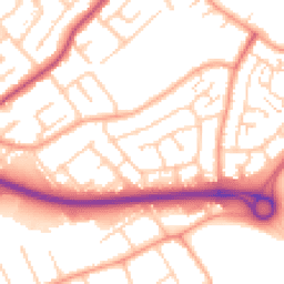 Daytime road noise heatmap for SS17 7EL