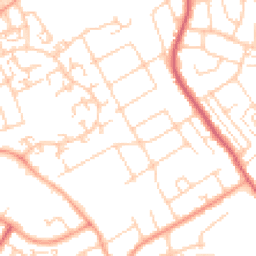 Daytime road noise heatmap for SS17 7NL