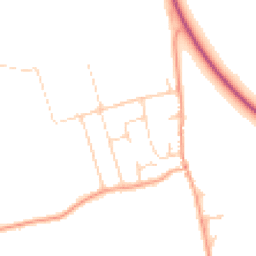 Daytime road noise heatmap for SS17 8LZ