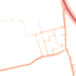 Daytime road noise heatmap for SS17 8NL