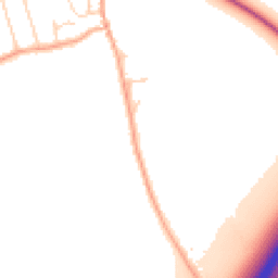 Daytime road noise heatmap for SS17 8PG