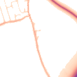 Daytime road noise heatmap for SS17 8PQ