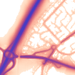 Daytime road noise heatmap for SS17 8RH