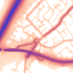 Daytime road noise heatmap for SS17 8RT