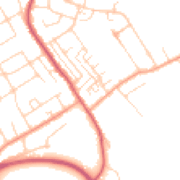 Daytime road noise heatmap for SS17 9DE