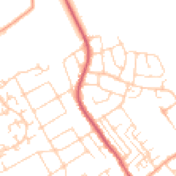 Daytime road noise heatmap for SS17 9EJ