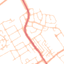 Daytime road noise heatmap for SS17 9EL