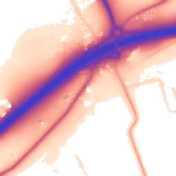 Daytime road noise heatmap for SS17 9HB