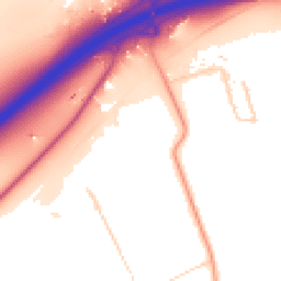 Daytime road noise heatmap for SS17 9LD