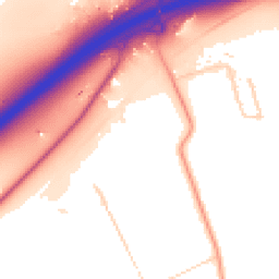 Daytime road noise heatmap for SS17 9LF