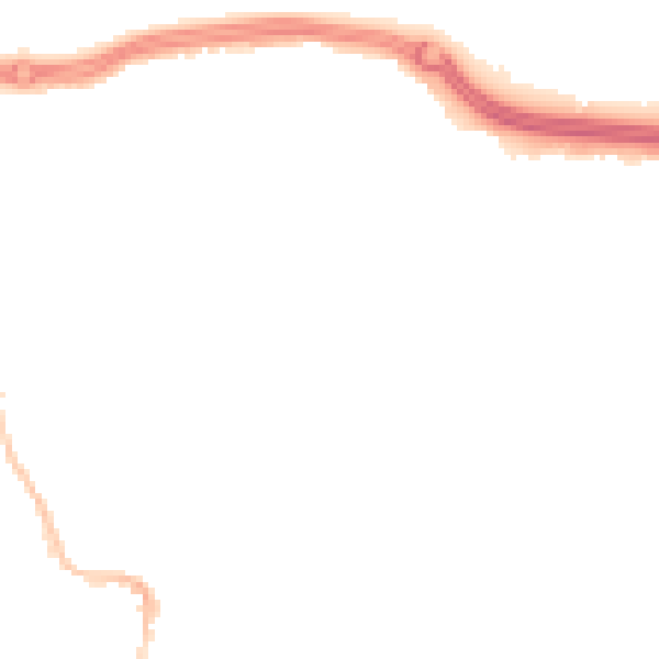 Night-time road noise heatmap for SS2 4BZ