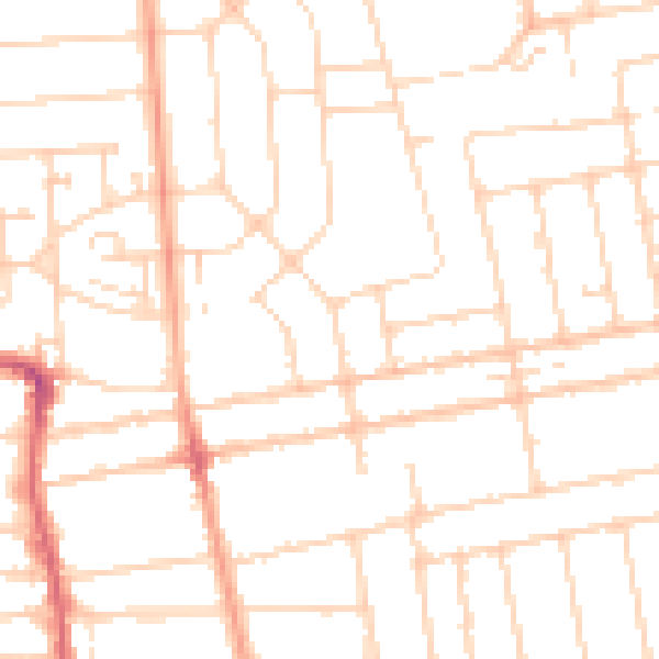 Daytime road noise heatmap for SS2 4DB