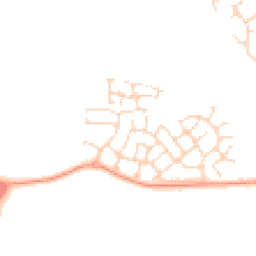 Daytime road noise heatmap for SS4 1WW