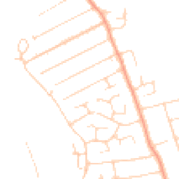 Daytime road noise heatmap for SS4 3EX
