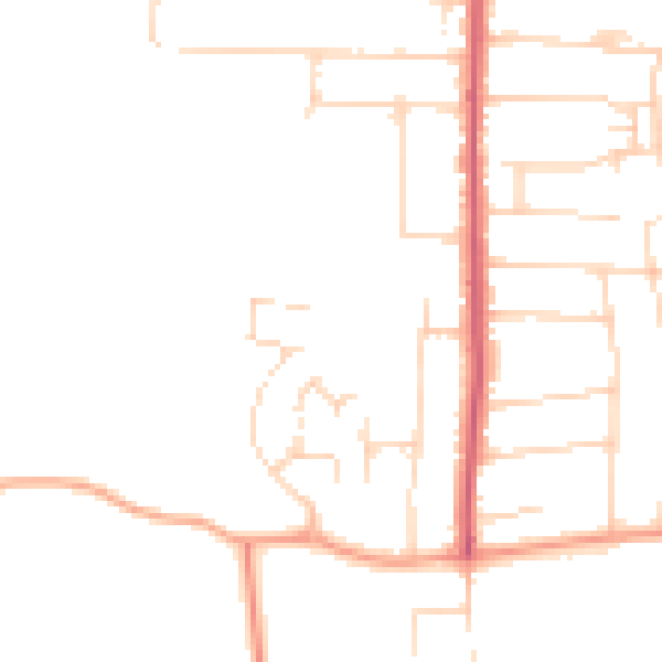 Daytime road noise heatmap for SS5 6EH