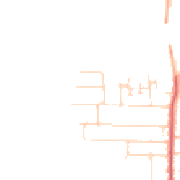Daytime road noise heatmap for SS5 6LU