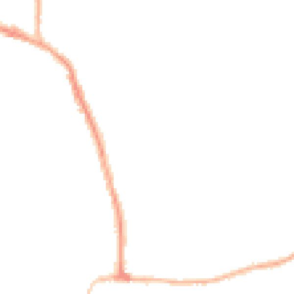Night-time road noise heatmap for SS7 1JS