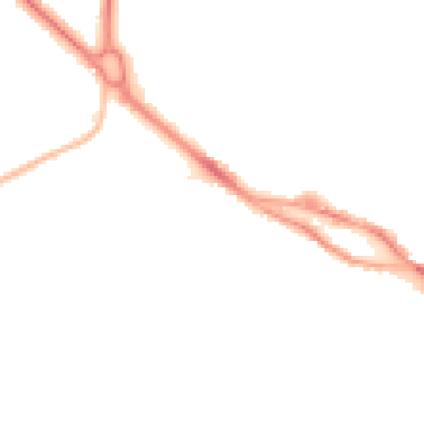 Night-time road noise heatmap for SS7 2PN