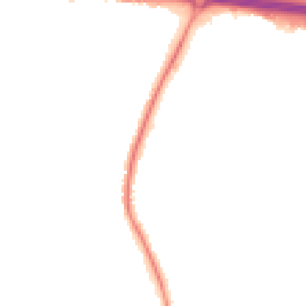 Night-time road noise heatmap for SS7 3UA