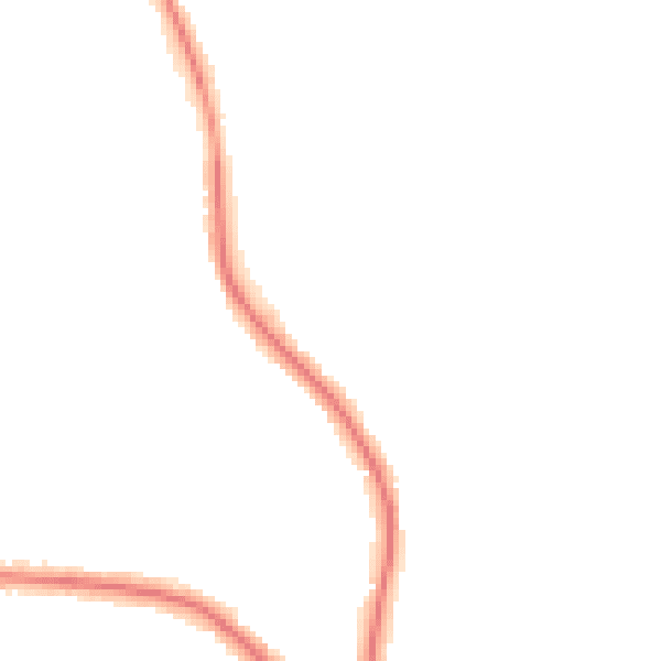 Night-time road noise heatmap for SS7 3YZ