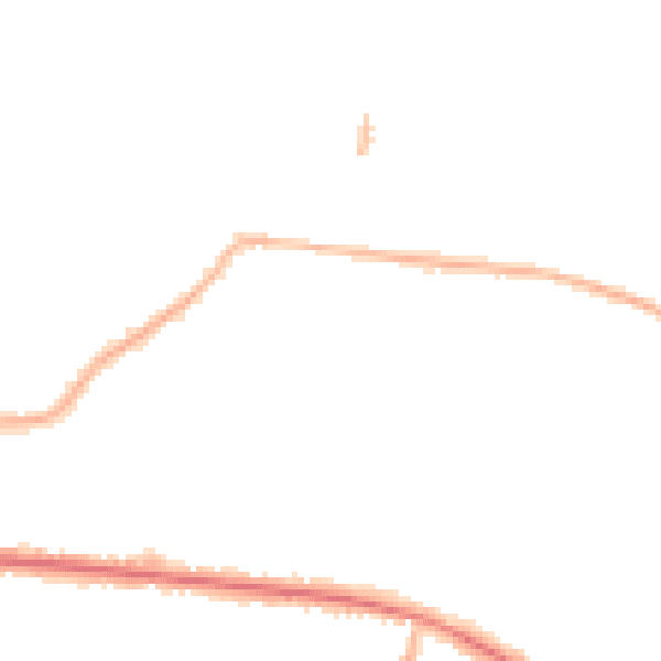 Night-time road noise heatmap for SS7 4AQ