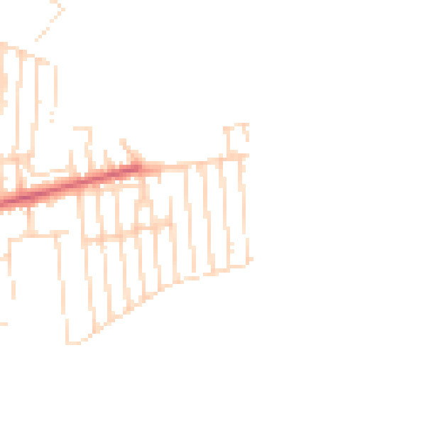 Daytime road noise heatmap for SS8 7QS