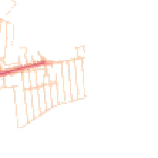 Daytime road noise heatmap for SS8 7QT