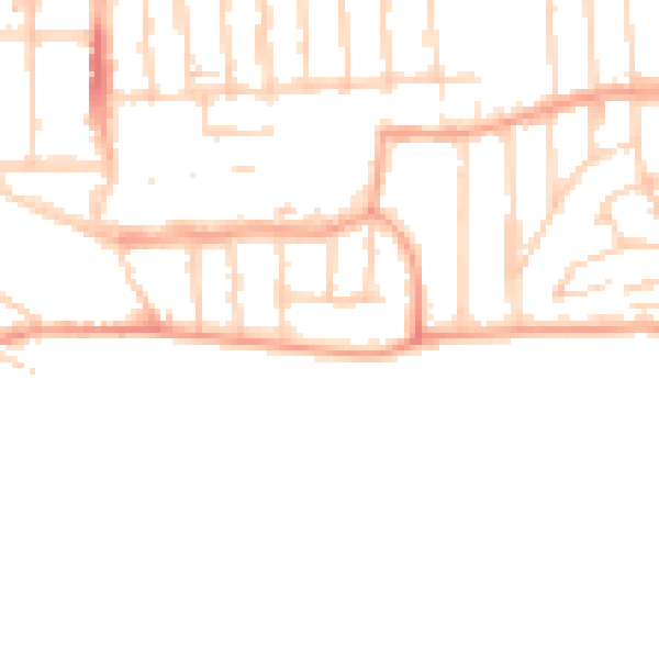 Daytime road noise heatmap for SS9 1BB