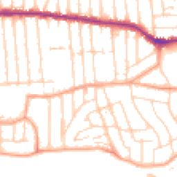 Daytime road noise heatmap for SS9 1BU