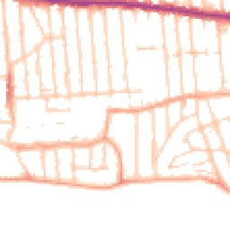 Daytime road noise heatmap for SS9 1BW