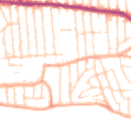 Daytime road noise heatmap for SS9 1BX