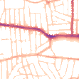 Daytime road noise heatmap for SS9 1LA