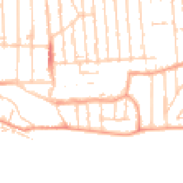 Daytime road noise heatmap for SS9 1QD