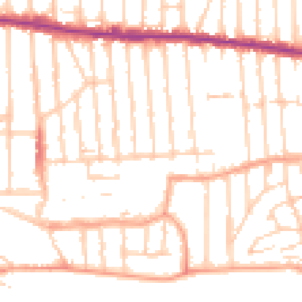 Daytime road noise heatmap for SS9 1RE