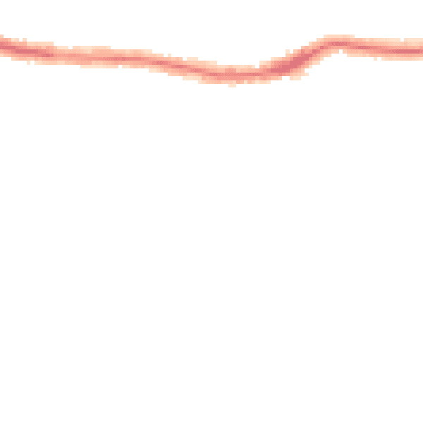 Night-time road noise heatmap for SS9 2NR