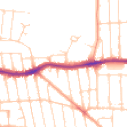 Daytime road noise heatmap for SS9 2SE