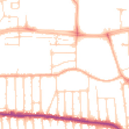 Daytime road noise heatmap for SS9 3HE