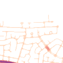 Daytime road noise heatmap for SS9 3RB
