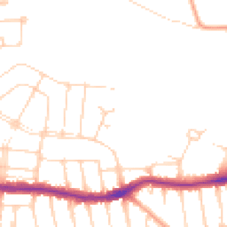 Daytime road noise heatmap for SS9 3SB