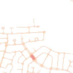 Daytime road noise heatmap for SS9 3UD