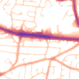 Daytime road noise heatmap for SS9 4DQ