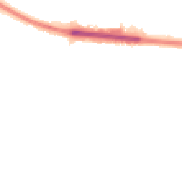 Night-time road noise heatmap for SS9 4NE