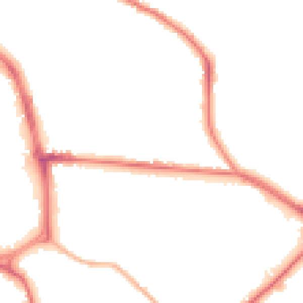 Night-time road noise heatmap for ST1 2AU